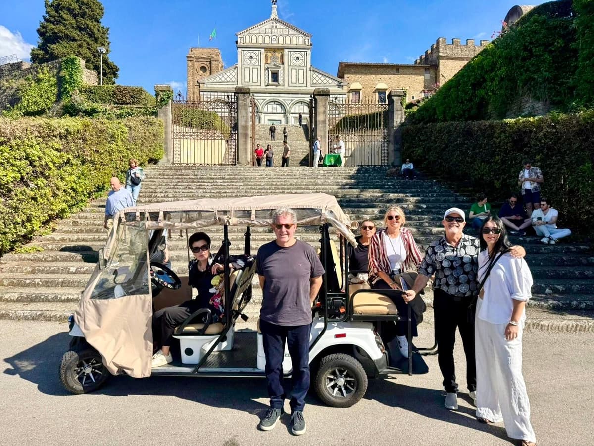 Florence: Hills & San Miniato Golf Cart Tour