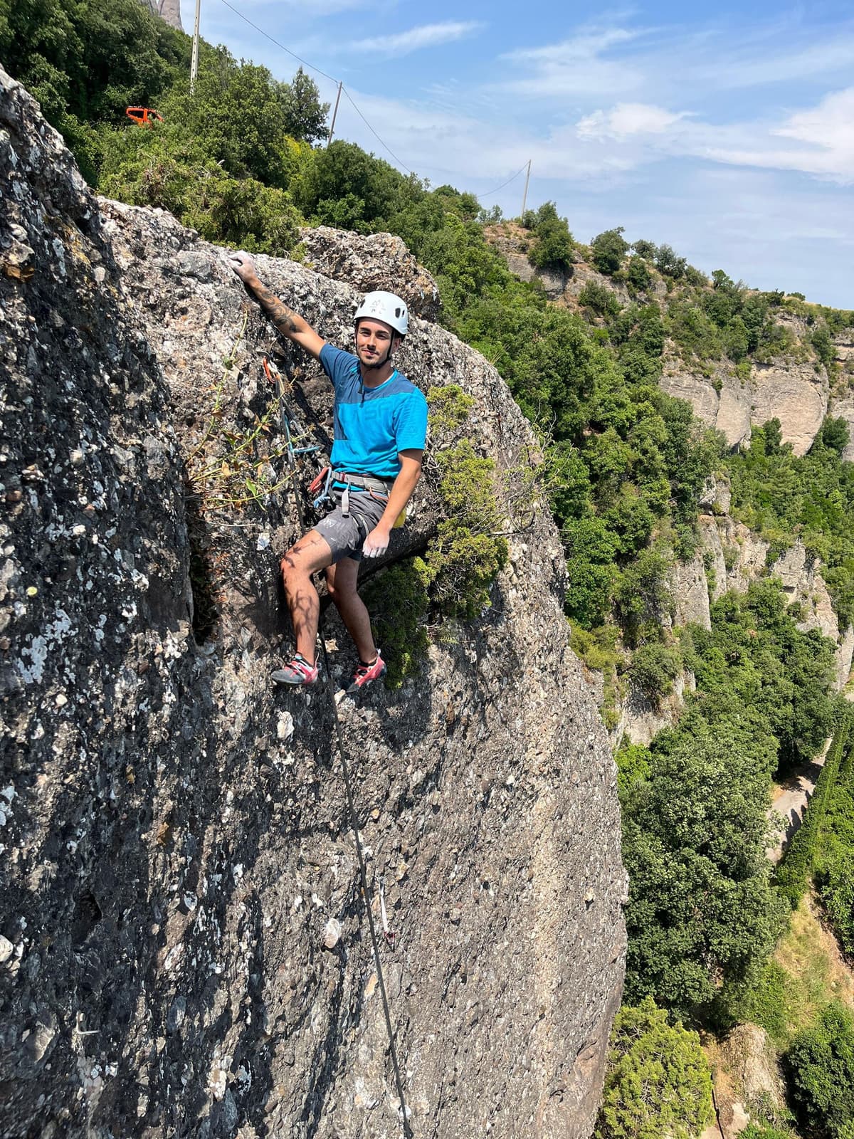 Montserrat: Climbing Baptism near Barcelona