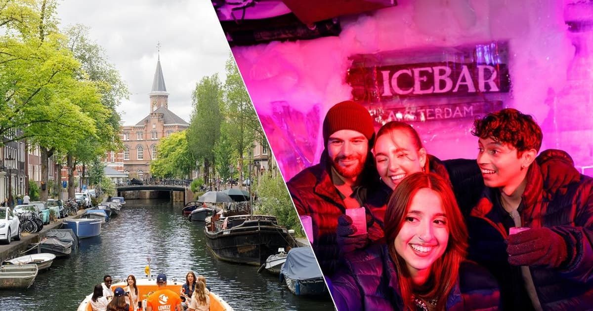 Ámsterdam: paseo en barco por el canal y Xtracold Icebar