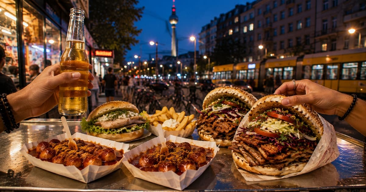 Berlín: tour gastronómico de comida callejera en Alexanderplatz con clásicos alemanes