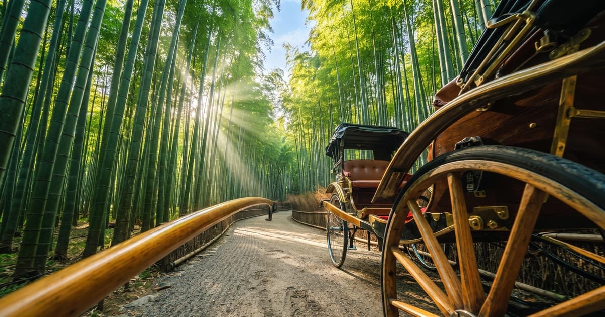 From Osaka: Arashiyama Kimono, Bamboo Grove & Zen Temple