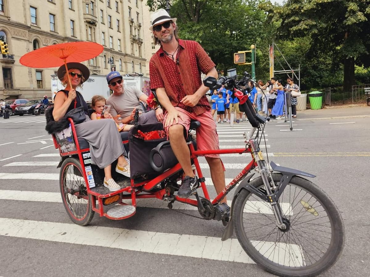 Central Park Pedicab Tours with New York Pedicab Services