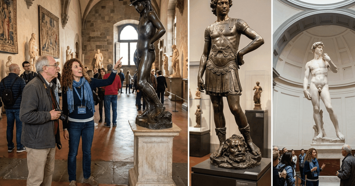 Florence David Tour: Michelangelo, Donatello & 48h Art Pass