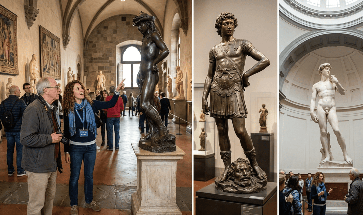 Florence David Tour: Michelangelo, Donatello & 48h Art Pass