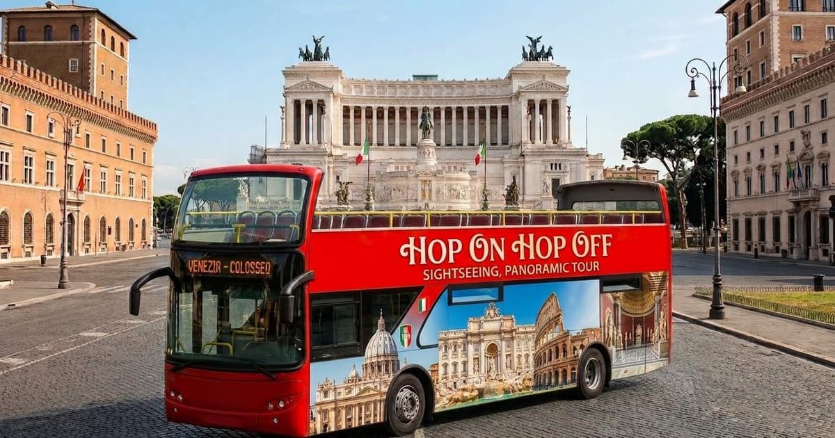Rome: Photo Spots & Panoramic City Discovery by Bus