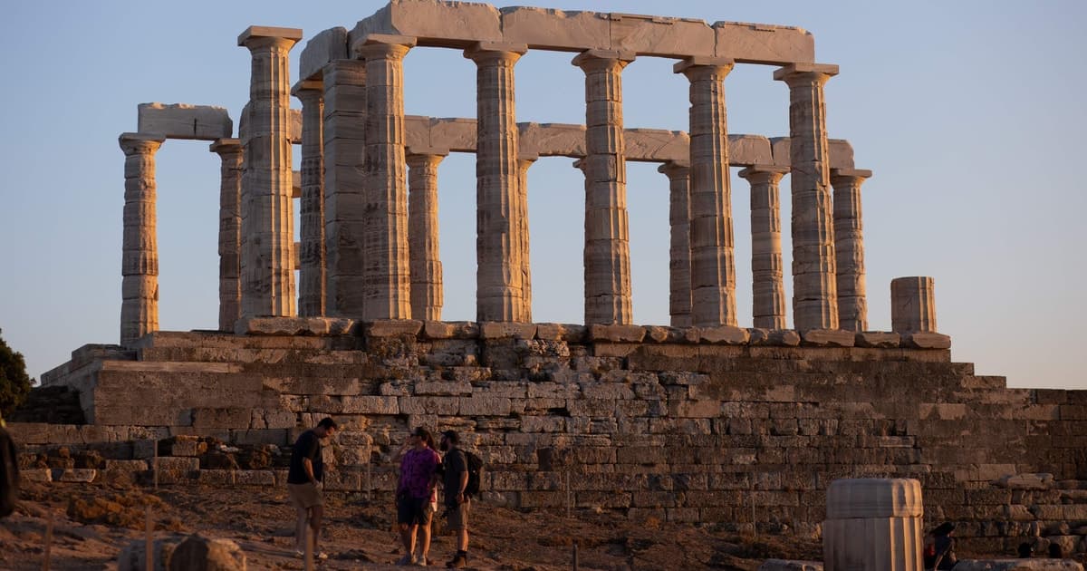 Atenas: excursión al atardecer al cabo Sunión y al templo de Poseidón