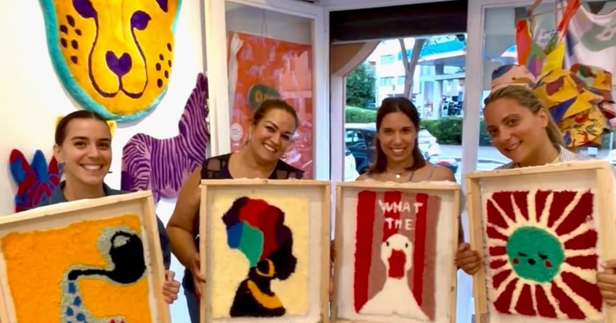 Rome: Tuft Your Own Rug Workshop Near St. Peter's Basilica