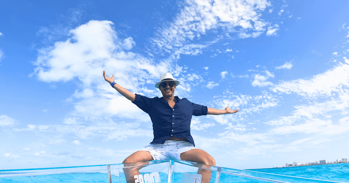 Tour en barco claro desde Cancún