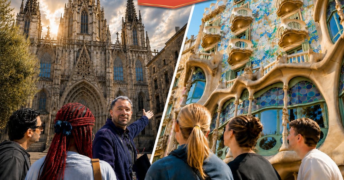 Walking Tour Barcelona: Old Town, Ramblas & Gaudí Houses