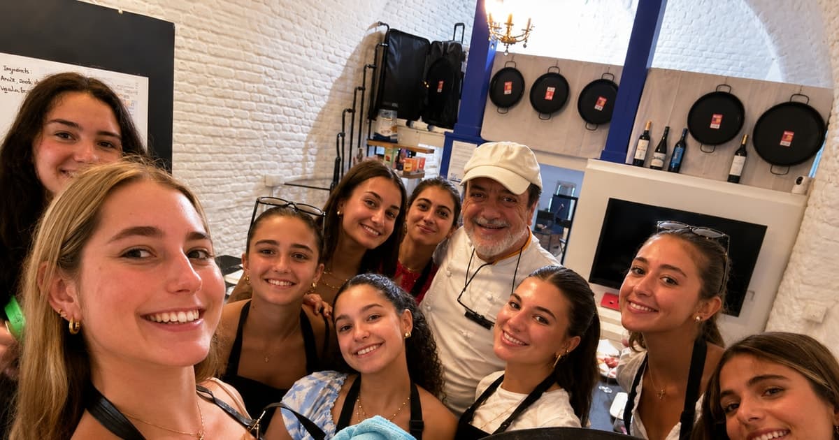 Madrid: Cook your own paella and unlimited sangria at a hands-on workshop