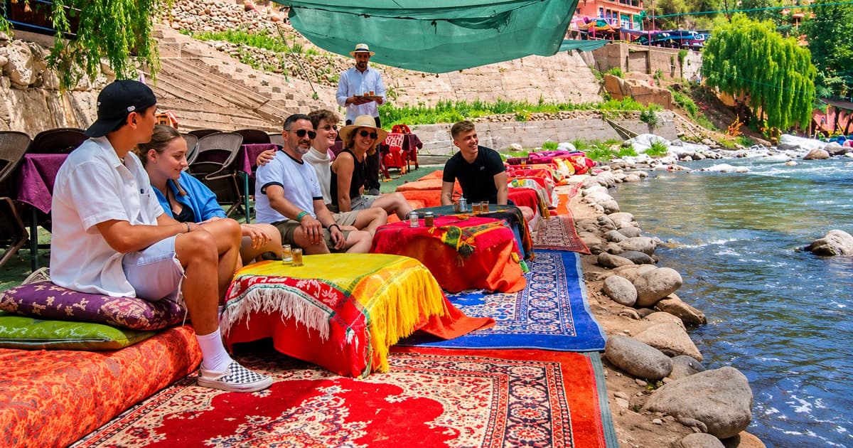 Desde Marrakech: cascadas del valle de Ourika, ruta de senderismo guiada y almuerzo