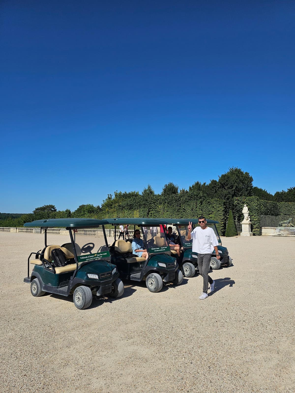 Versalles: tour guiado en carritos de golf y bicicletas, Hamlet + fuentes