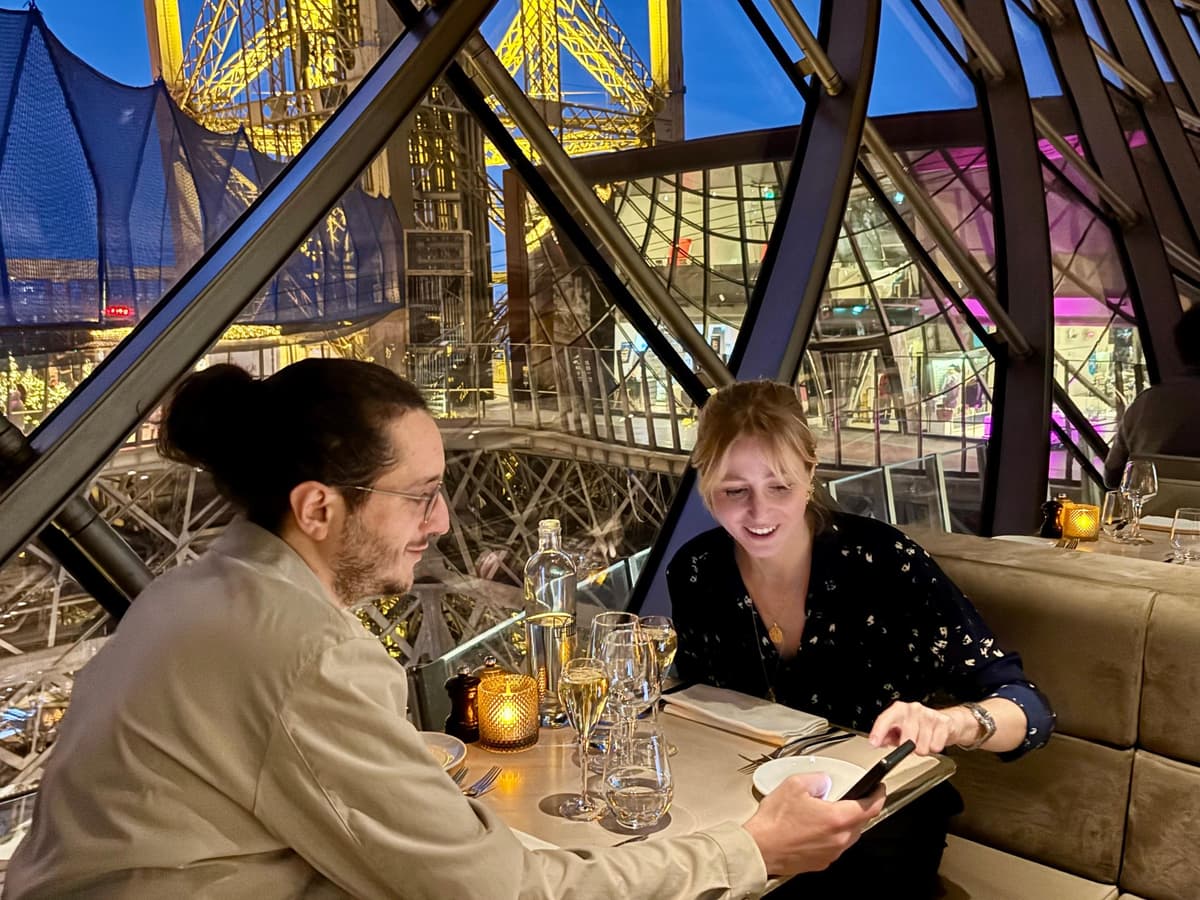 Paris: Eiffel Tower Dining, Gustave Menu at Madame Brasserie