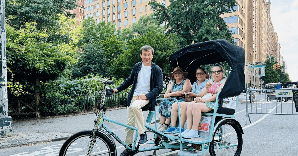 NYC: Guided Central Park Private Pedicab Tour