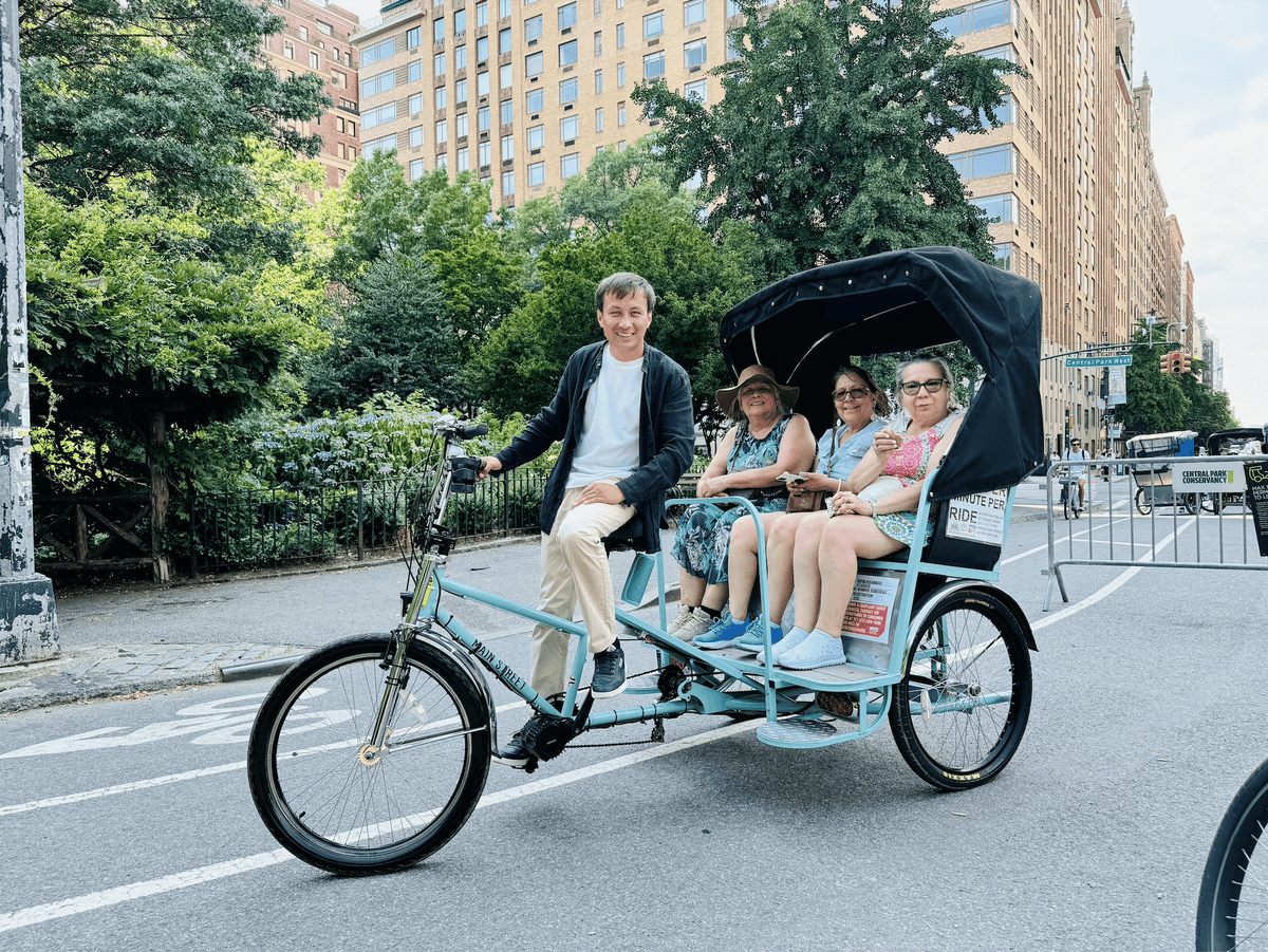 NYC: Guided Central Park Private Pedicab Tour