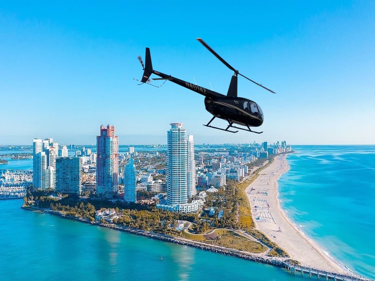 The Best Miami Private Helicopter Tour - 50-Minute Flight