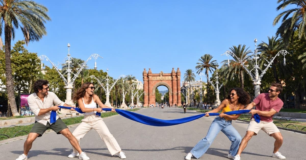 Barcelona: sesión de fotos cinematográfica en la Font Màgica