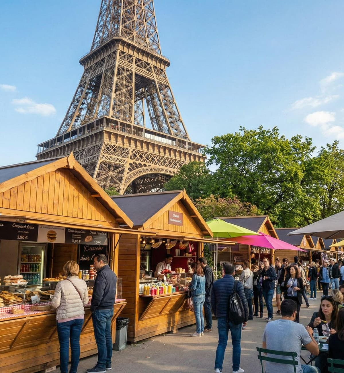 Paris: Eiffel Tower Food Tour with 7 Tastings at Local Shops