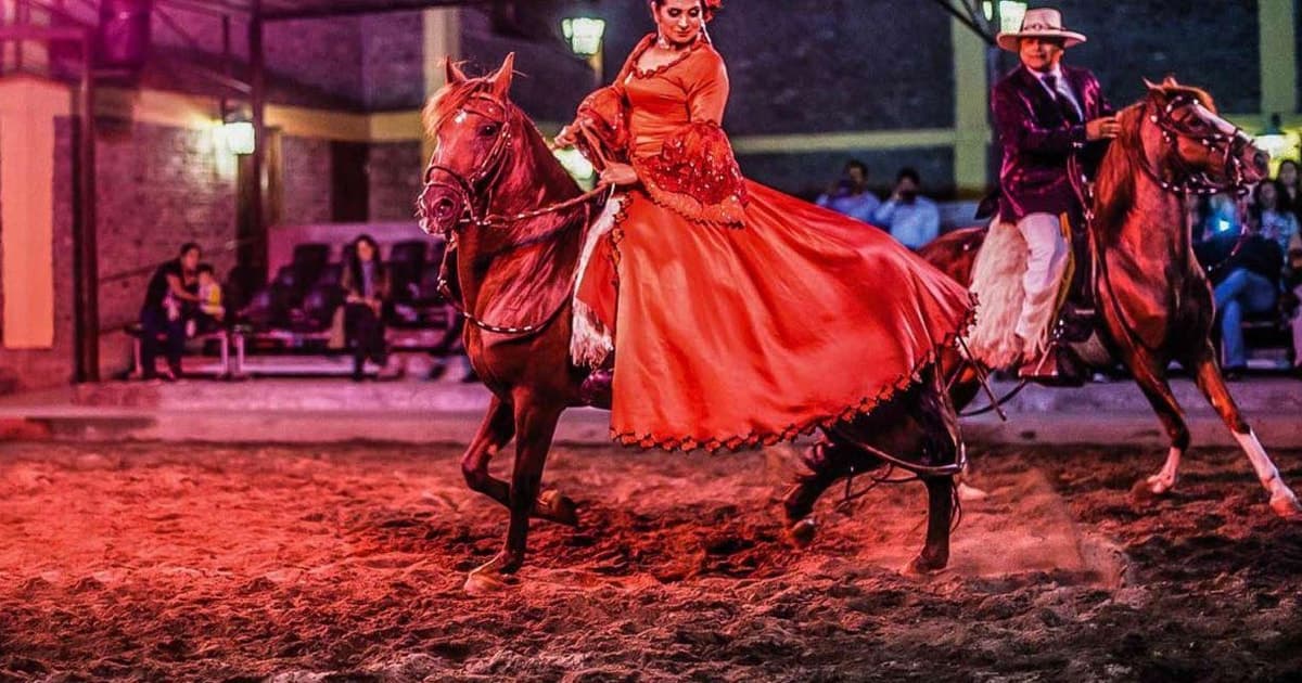 Lima: almuerzo buffet, espectáculo de danza con caballos peruanos de paso.