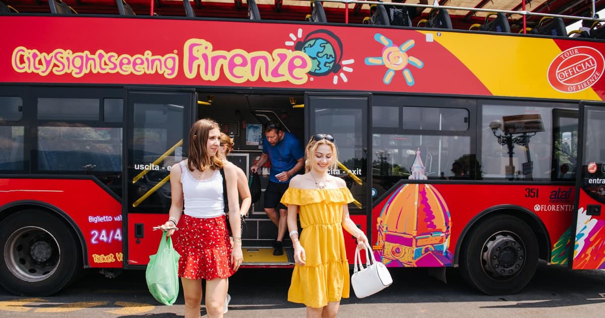 Florence: Hop-on Hop-off Bus Tour: 24, 48 or 72-Hour Ticket