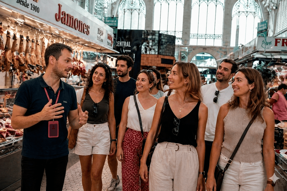 Saborea Valencia: cata gourmet en el Mercado Central y vino local