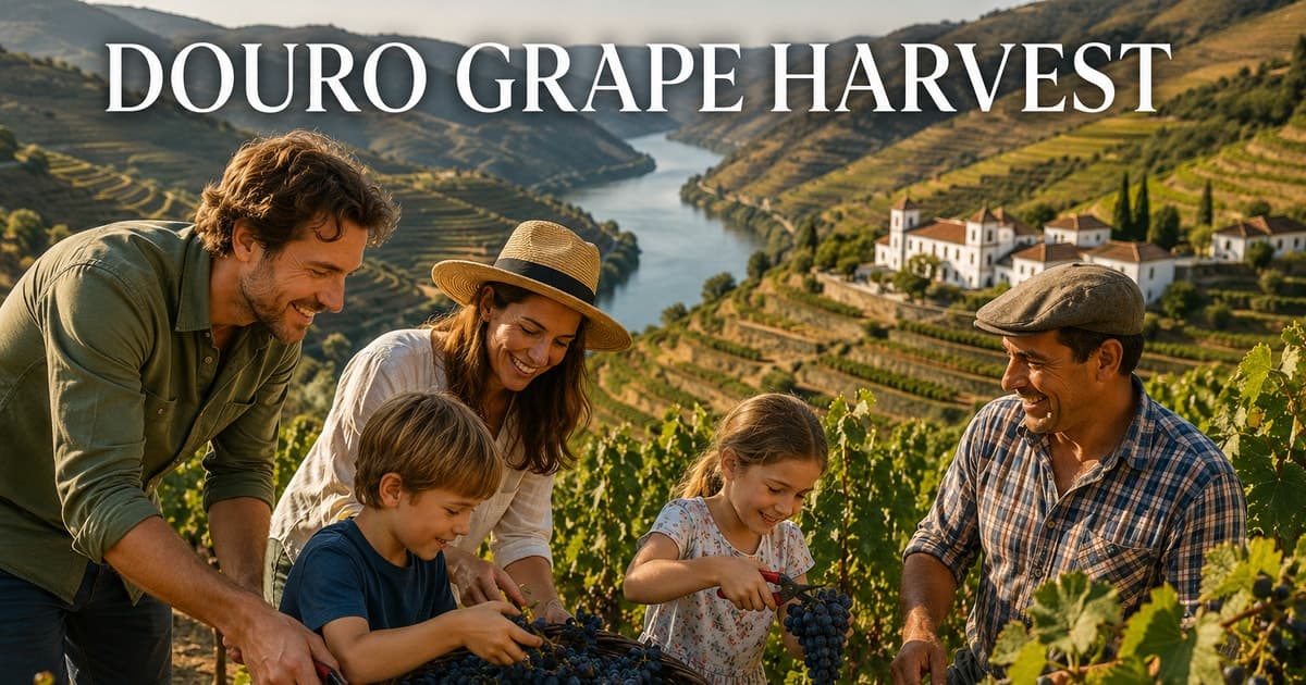 From Porto: Douro Valley Grape Harvest, Wine & Lunch Tour