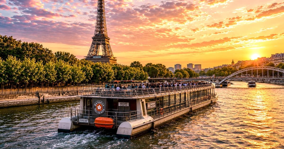 París: crucero por el Sena desde la Torre Eiffel y degustación de crepes