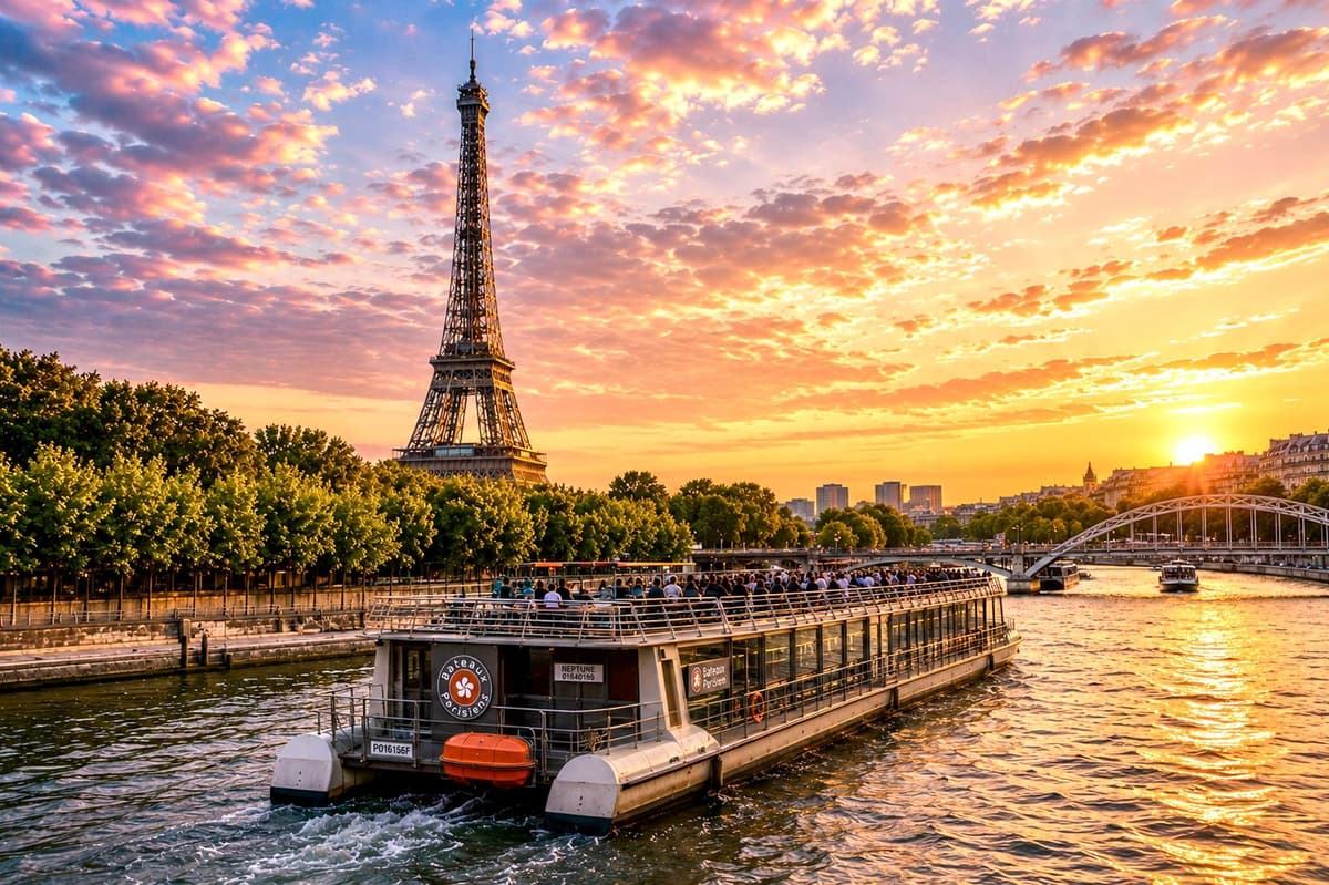 París: crucero por el Sena desde la Torre Eiffel y degustación de crepes