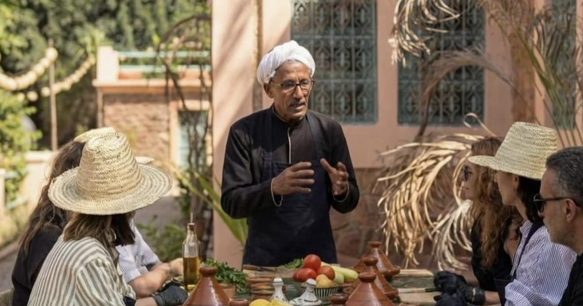 Marrakech: clase de cocina vegetariana con un chef