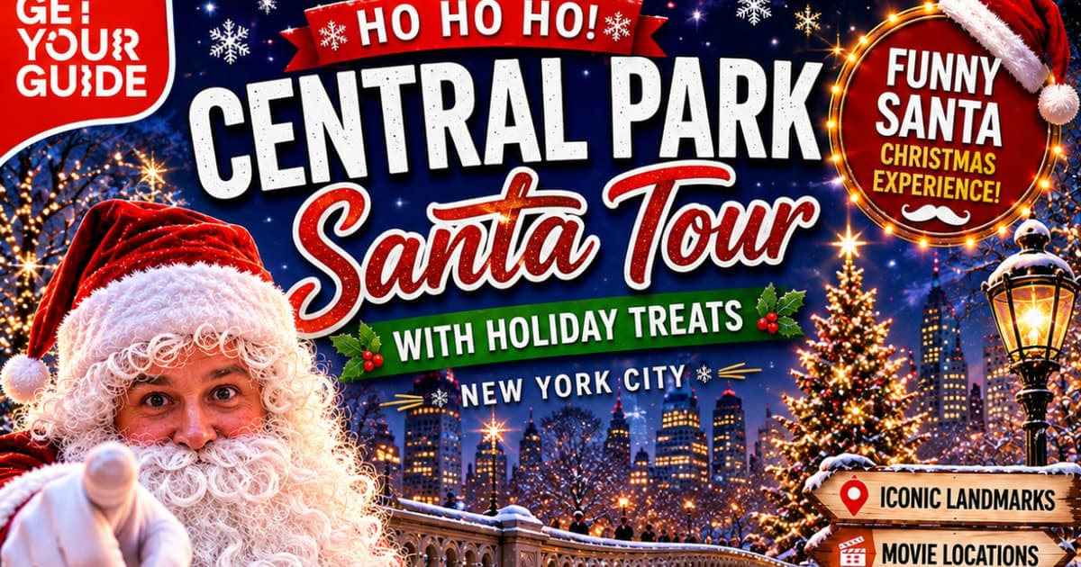 NYC: Ho Ho Ho! Central Park Santa Tour with Holiday Treats