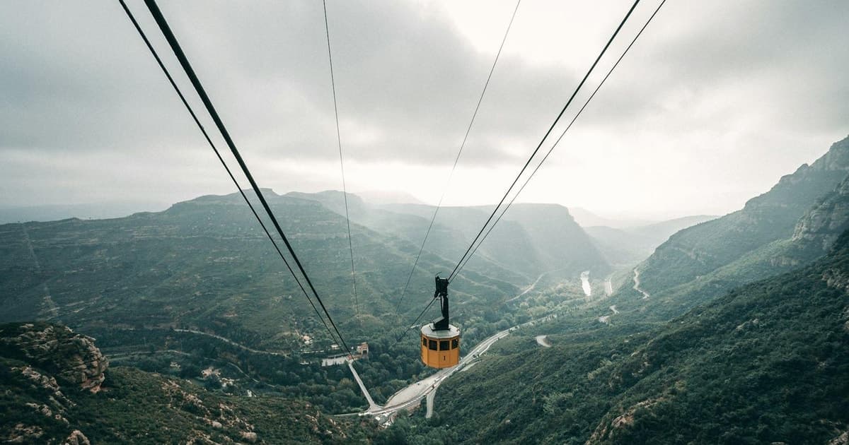 Aeri de Montserrat: ticket de ida y vuelta en teleférico y audiotour
