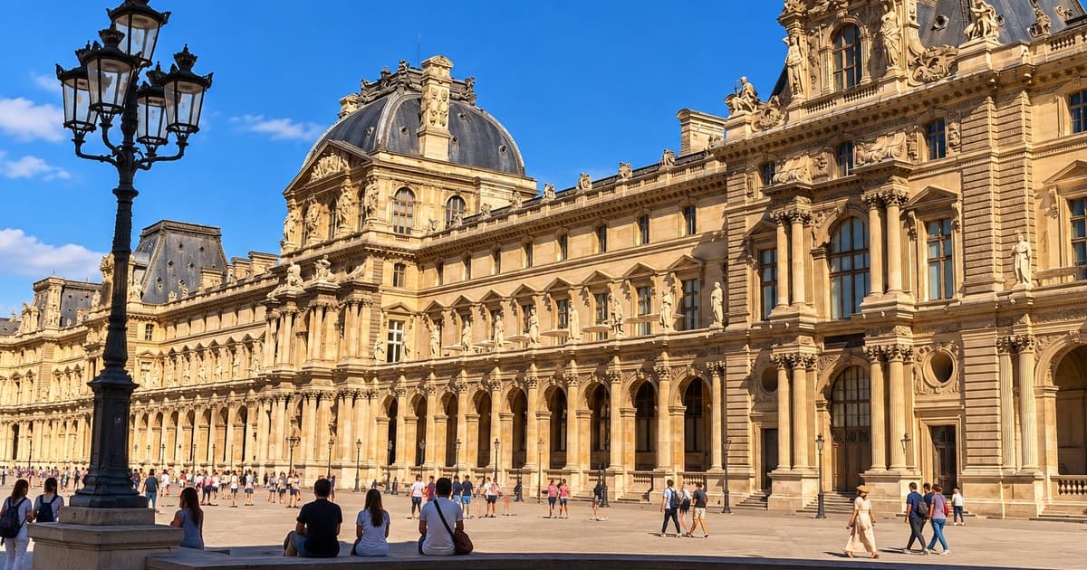 Paris: Louvre Entry, Café Coffee & Seine River Cruise