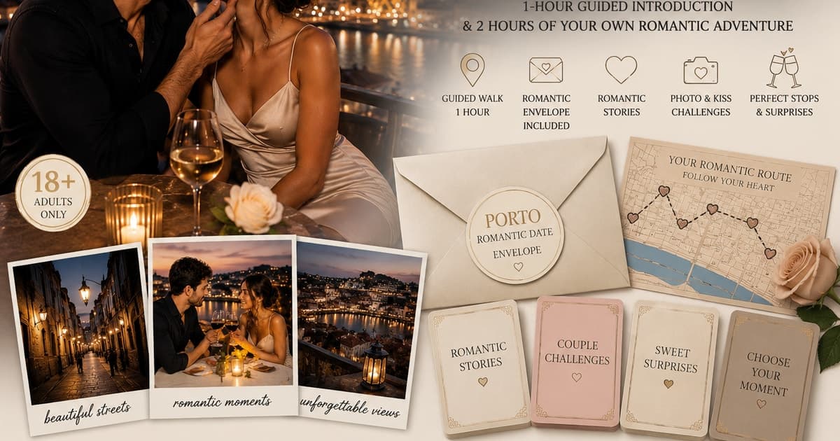 Porto: Romantic Guided Walk with Private Discovery