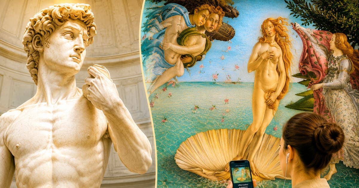 Best of Florence: Accademia Gallery & Uffizi Gallery Visit