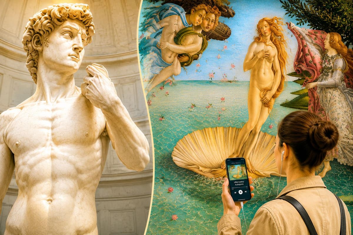 Best of Florence: Accademia Gallery & Uffizi Gallery Visit