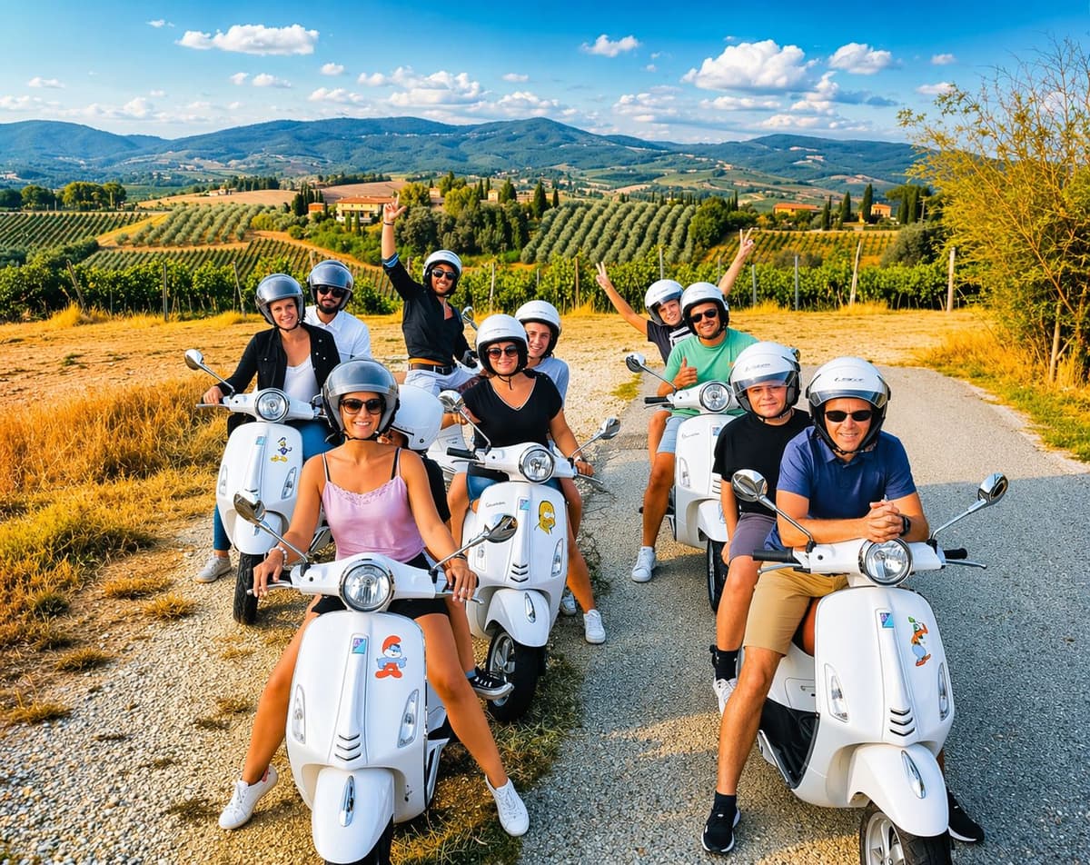Chianti Vespa Experience: Wine Tasting & Tuscan Lunch