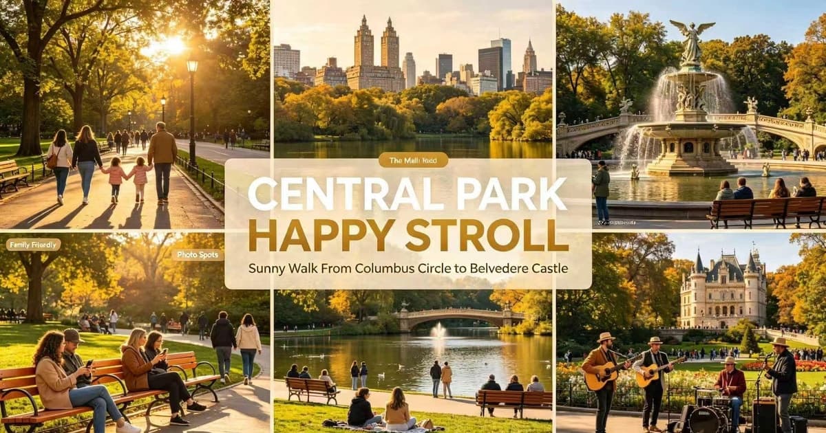 Central Park: Discover the World's Greatest Urban Park Walk