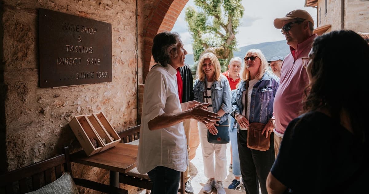 From Florence: Ultimate Tuscany Day Trip with Wine & Lunch