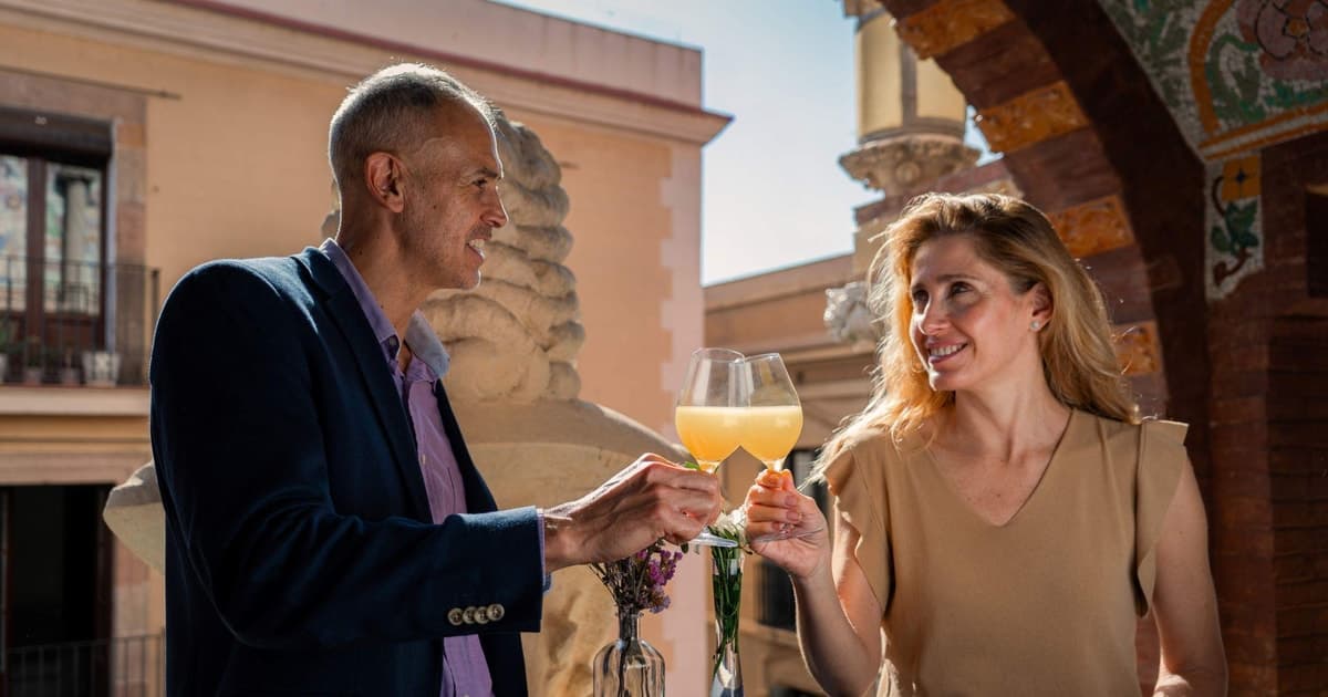 Barcelona: tour prémium privado por el Palau de la Música con cava