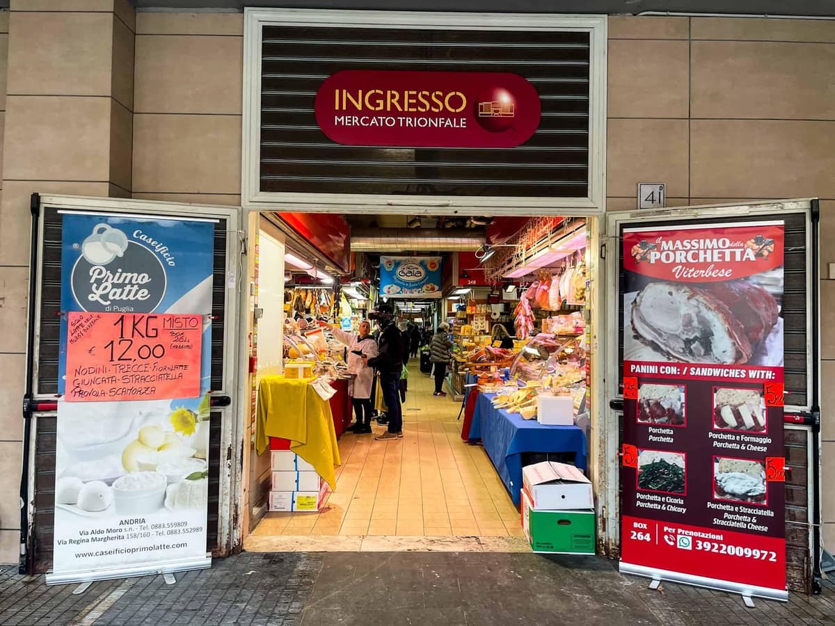 Rome’s Trionfale Famous Tastings: Food Tour
