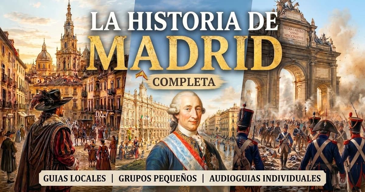 La Historia Completa de Madrid: Austrias, Sol, P. Mayor, Catedral, Palacio