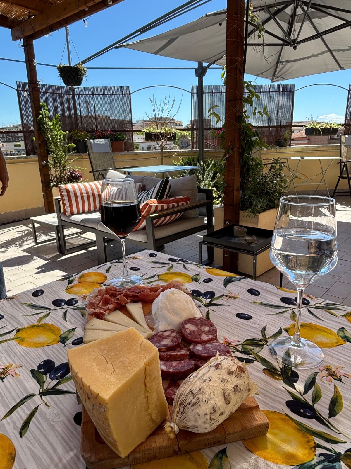 Rome: Rooftop Roman Food & Wine Tasting near the Vatican