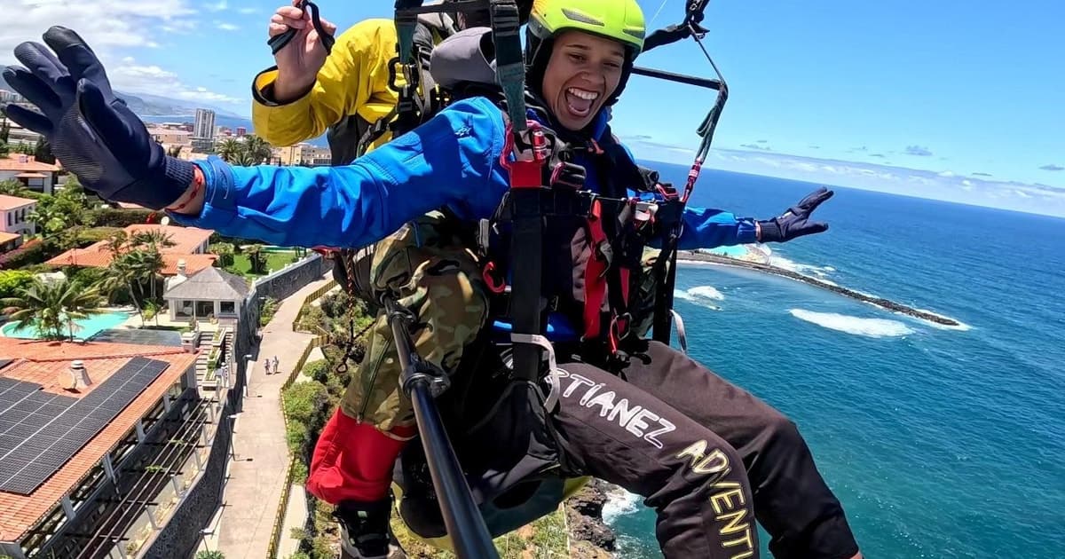 Tenerife: vuelo en parapente en Puerto de la Cruz