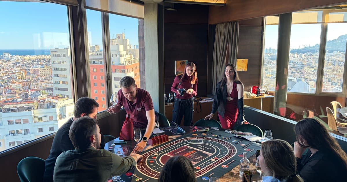 Barcelona: Wine Casino Tasting Game with Views