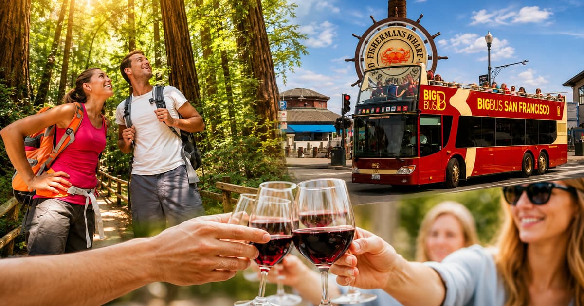 San Francisco: Muir Woods, Wine Tour, & Hop-on Hop-off Bus