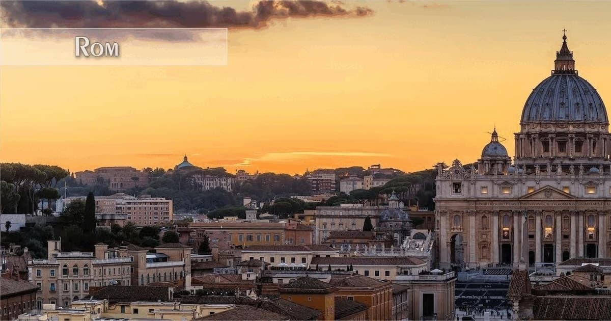 Discover Rome in the magical evening light! A walk with flair