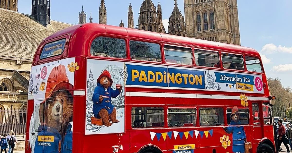 London: Paddington Bear Themed - Afternoon Tea Bus Tour