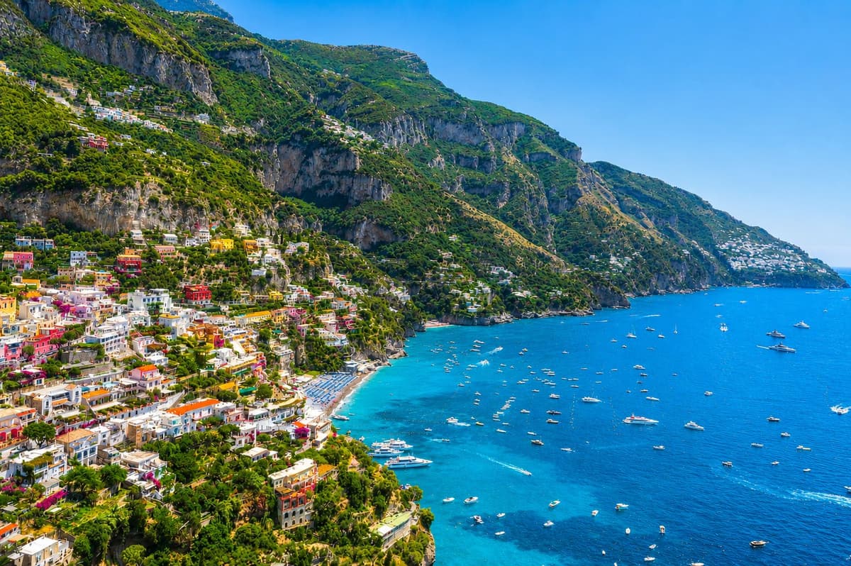 Positano, Amalfi & Ravello Trip with Seaside Lunch From Rome