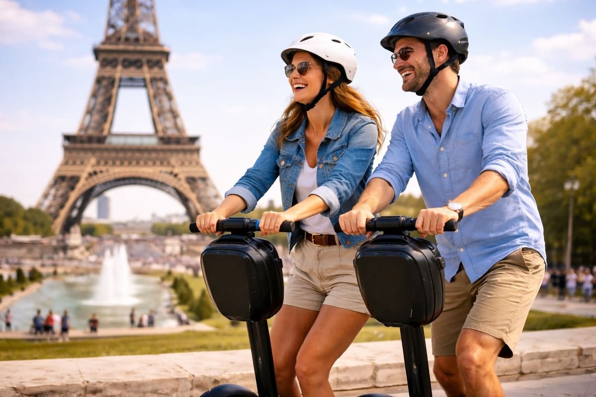 Paris Private Romantic Segway Tour – Eiffel Tower Experience