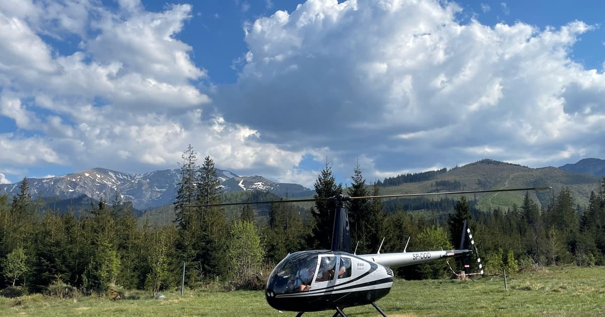 HELICOPTER SIGHTSEEING ONE DAY TOUR ZAKOPANE FROM KRAKOW